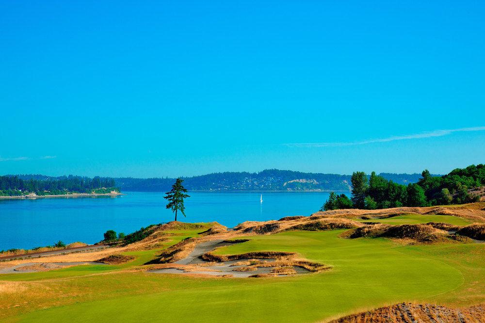Hotel Murano Такома Екстер'єр фото The 17th hole at Chambers Bay